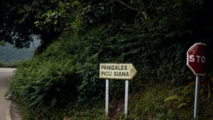 Panizales sign
