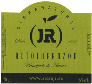 Sidra JR Tradicional label.png